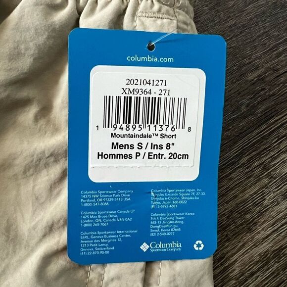 Columbia Sportswear Men's Mountaindale Shorts 8 in.-Size Small - Picture 3 of 6